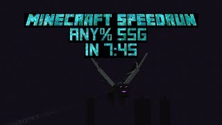 Minecraft / Any% SSG Speedrun / 7:45.65