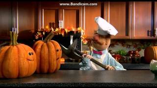 Swedish chef making a pumpkin pie  The Muppets