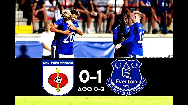 Ruzomberok vs Everton 0-1 All Goals (2nd Leg UEL qualifying third round) 04-08-2017