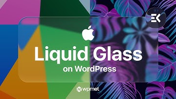 Add Apple Glass Liquid Effect with Elementor Addon in WordPress