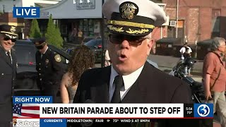New Britain parade about to step off