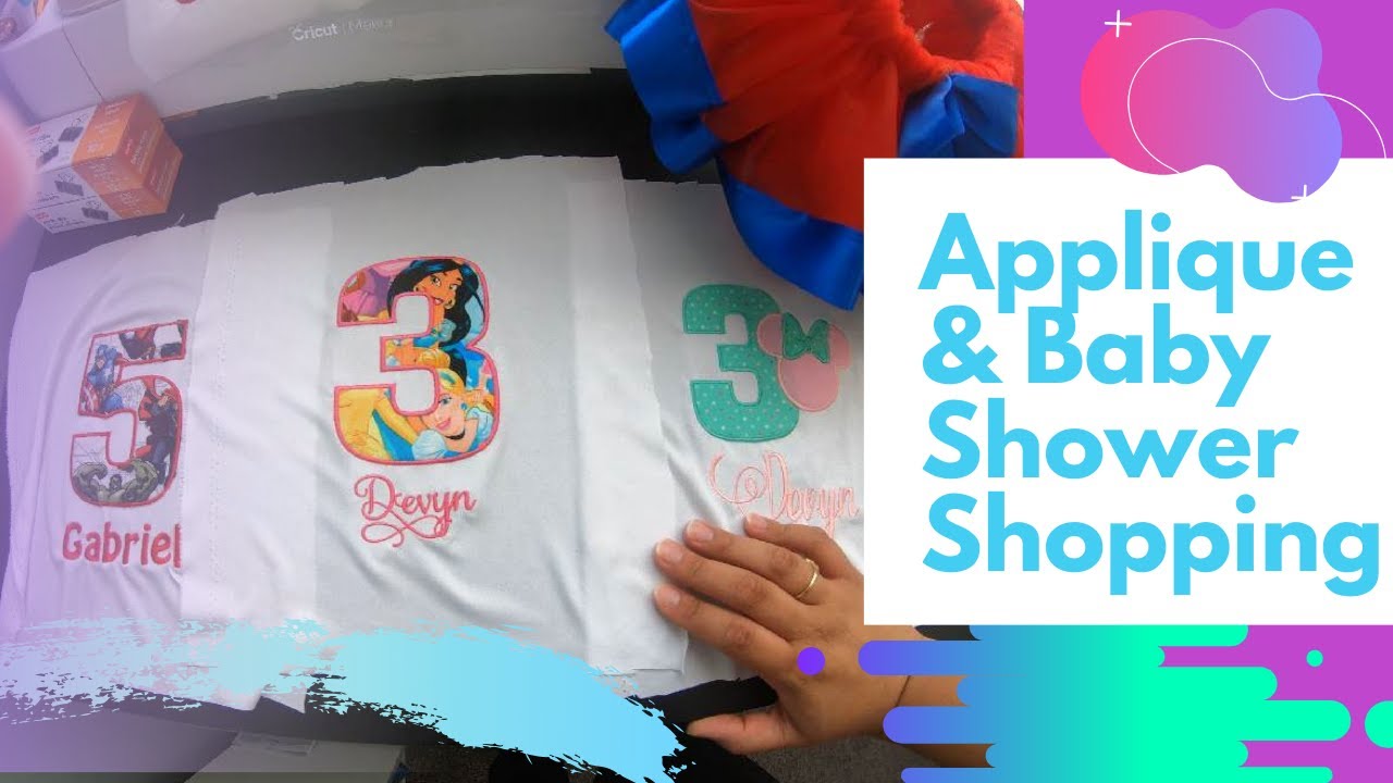 Applique and Baby Shower Shopping YouTube