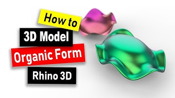 Organic Form 3D Modeling in Rhino 6: Jewelry CAD Design Tutorial #100