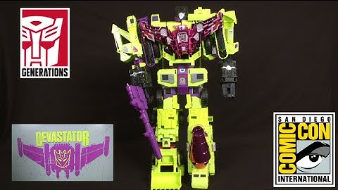 Comic-Con Exclusive Transformers Generations: Combiner Wars Devastator Action Figure from Hasbro