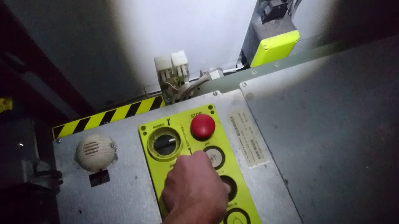 Surfing a Schindler 3300 MRL with a MOTOR ROOM and URBEX