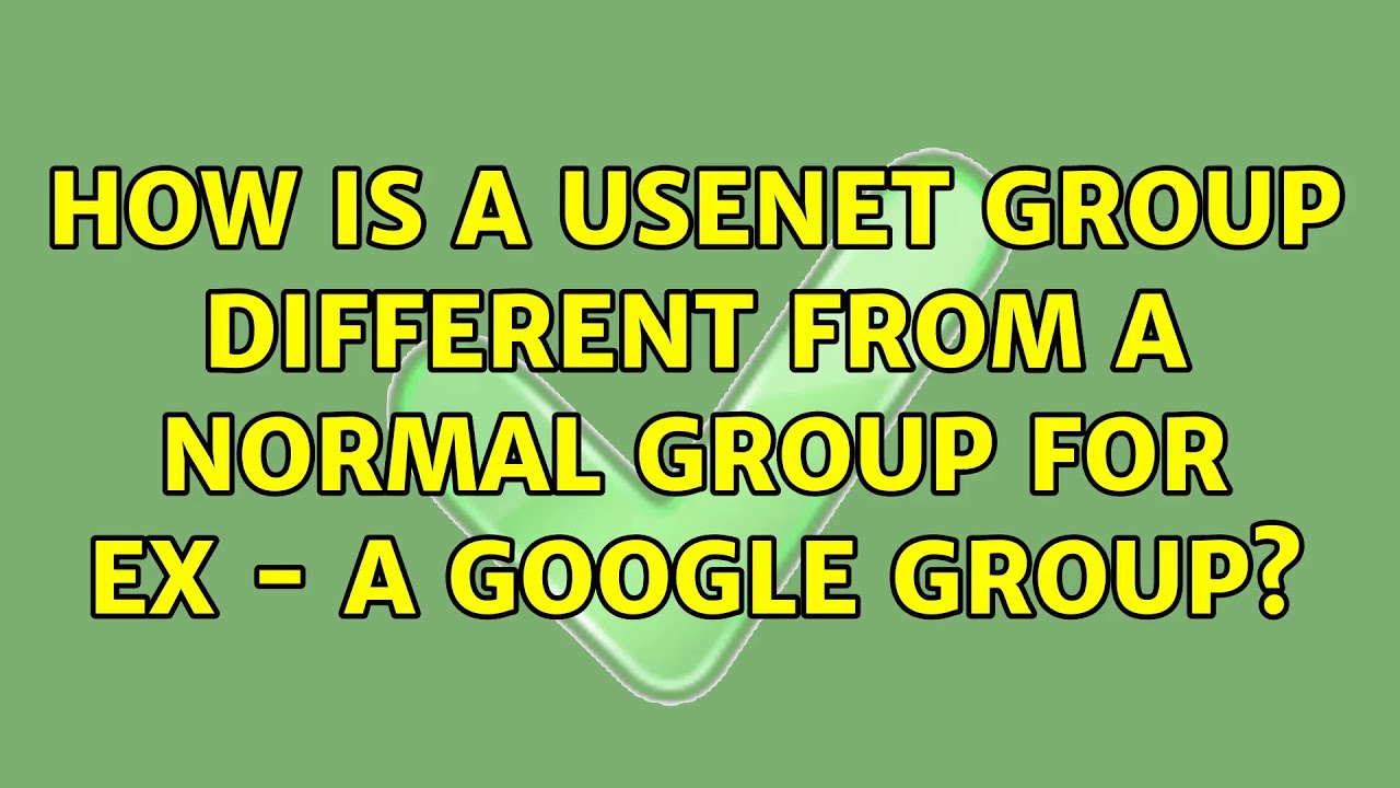 How is a group different from a normal group for ex a Google
