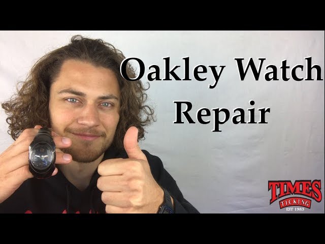 Steps To Fixing Your Oakley Watch - YouTube