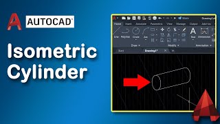 How to Draw or Create Cylinder in Isometric View in AutoCAD