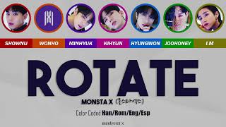 MONSTA X (몬스타엑스) - Rotate (Color Coded Han/Rom/Eng/Esp Lyrics)