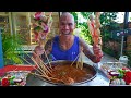 MALAYSIAN Street Food Tour in Melaka, Malaysia -  SATAY HOT POT + BEST MALAY STREET FOOD IN MALACCA