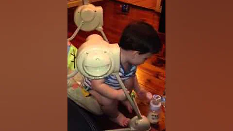Alexander in Elizabeth's rocker