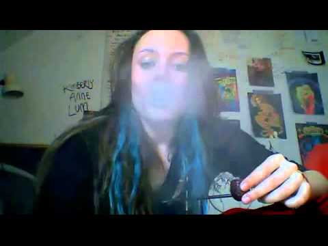 girl smoking her new pipe segment mp4 youtube