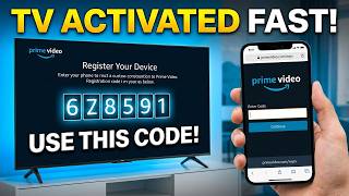 How to Register Smart TV on Amazon Prime Video via Code