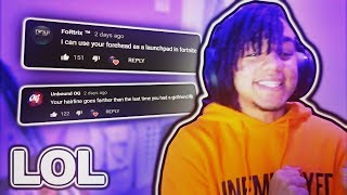 responding to my fans roasting my forehead disstrack?