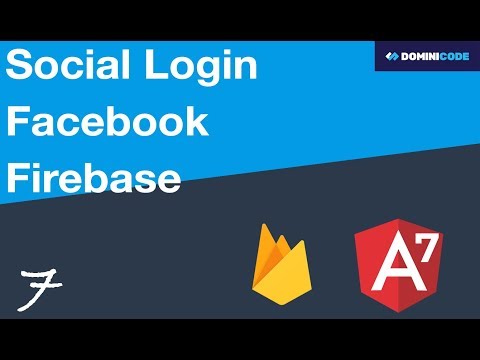 Facebook login firebase web Angular 7
