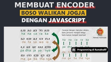MEMBUAT PROJECT JAVASCRIPT: ENCODER BAHASA WALIKAN JOGJA DENGAN JAVASCRIPT