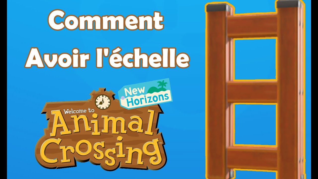Animal Crossing comment avoir l’échelle dans Animal Crossing new