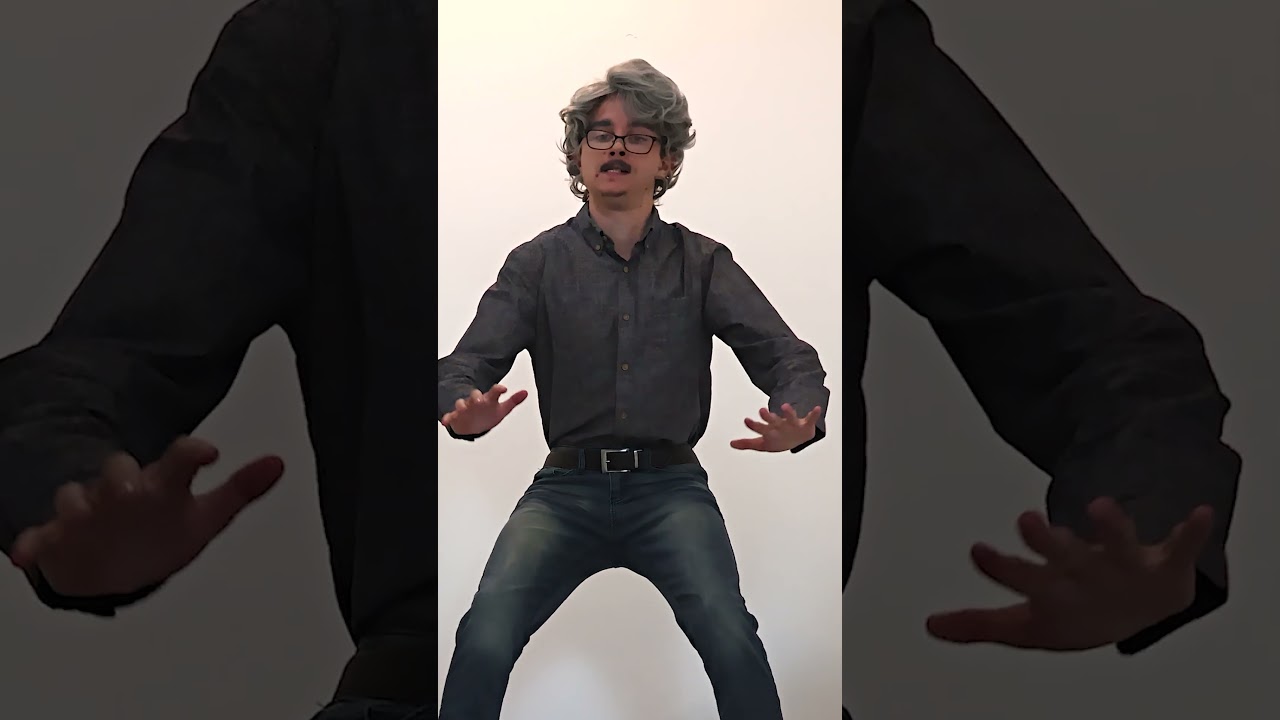 Old People The Second They See A Flight Of Stairs #skit #comedy #meme