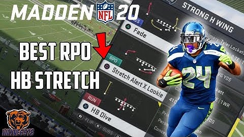 BEST HB STRETCH MADDEN 20 - BEST STRETCH RUN MADDEN 20 - BEST RPO PLAY IN MADDEN 20