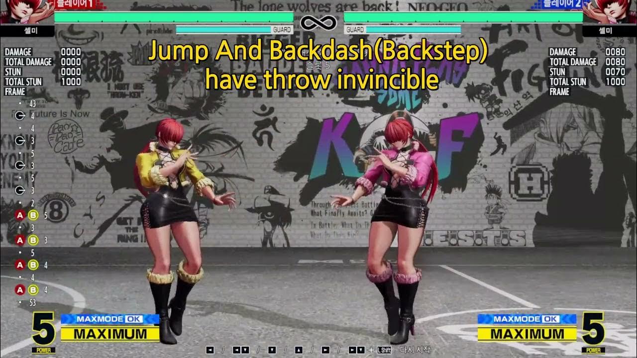 KOF XV Throw window Frame YouTube