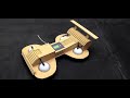 DIY RC Car with Ball Wheels made of cardboard