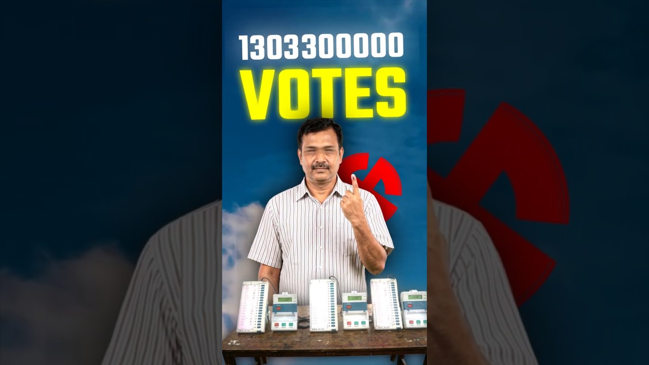 How 103 Crore Votes Get Counted!
