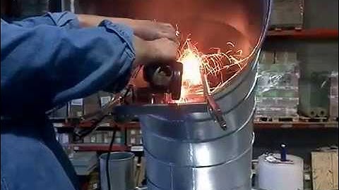 Spark Arrestor - Outside Machine View