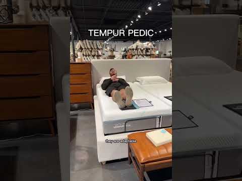 TEMPUR PEDIC MATTRESSES 😍 10 year warranty 😍#tempurpedic #mattress #sleep #sleeper #motion #bed