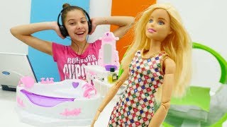 Oyuncak Barbie SPA-salonunda! Polen meslek seçiyor!