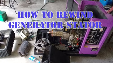 How to Rewind Generator Stator?