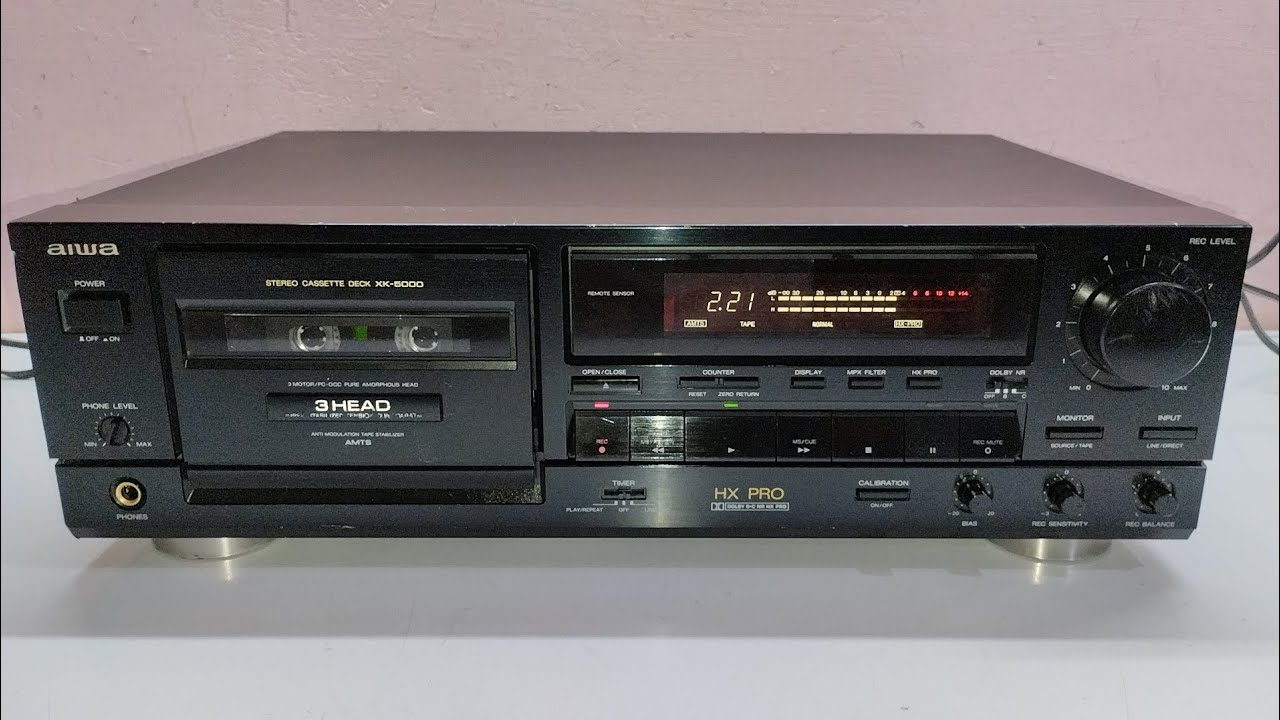 Aiwa XK5000 Stereo Cassette Deck Recording Demo - YouTube