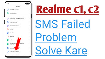 Realme C1, C2 SMS Failed Problem Solve Kare