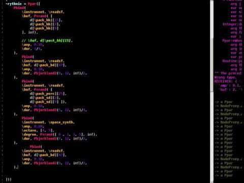 Supercollider : live-coding