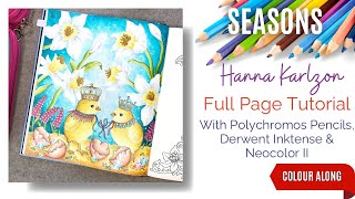 Colour Along | Seasons by Hanna Karlzon | Adult Colouring