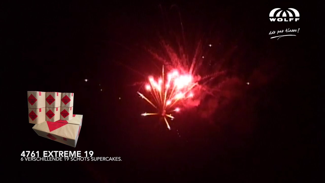 Extreme 19 - China Red - vuurwerk met inhoud