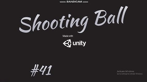 Shooting Ball Game in Unity || Develop Games