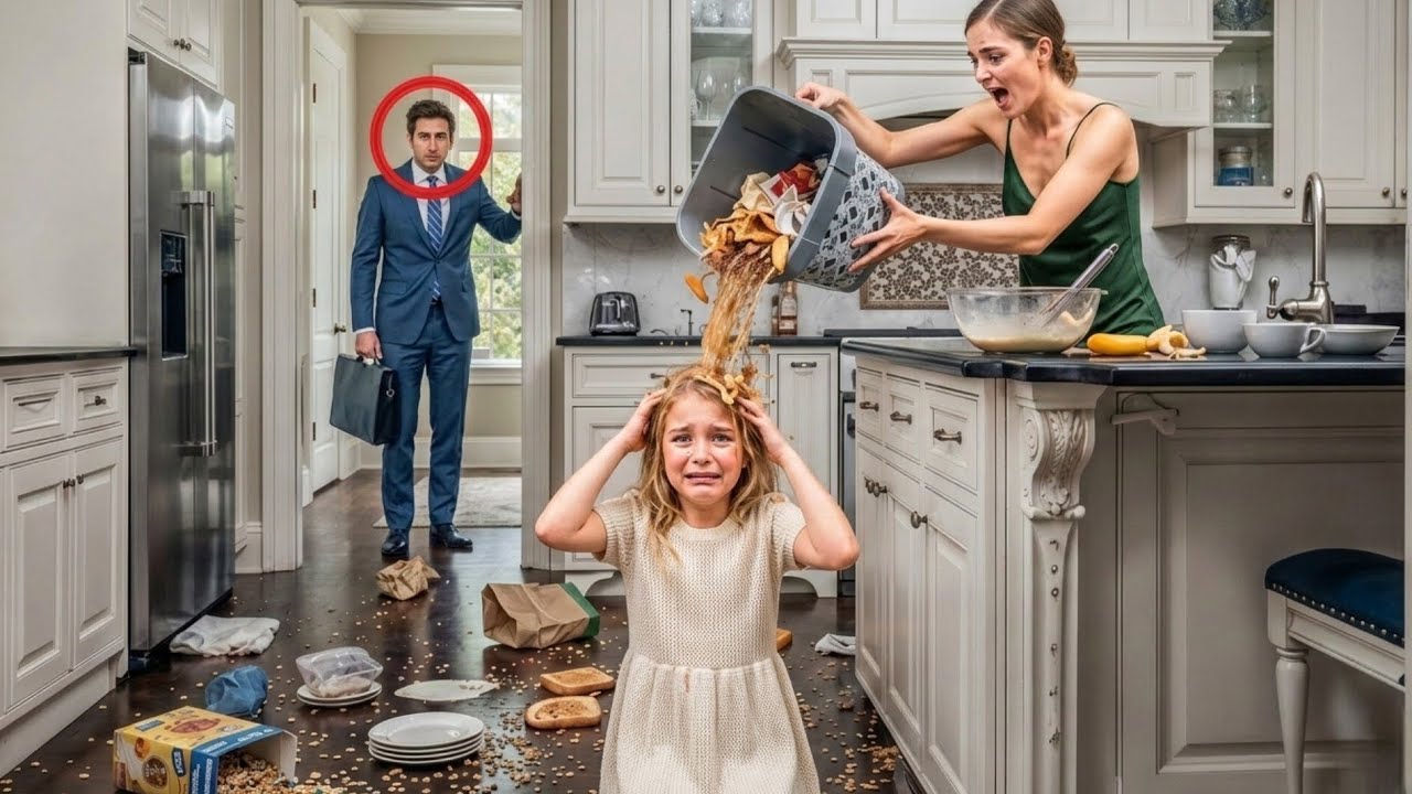 „Mama, bitte hör auf!“ – Das Flehen eines kleinen Mädchens… bis der Millionär nach Hause kam