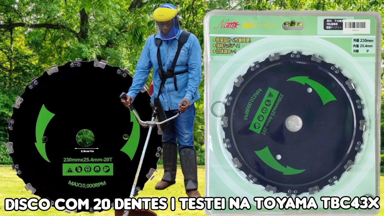 90th Edition] Disc with 20 Teeth | Tested on Toyama TBC-43X - YouTube