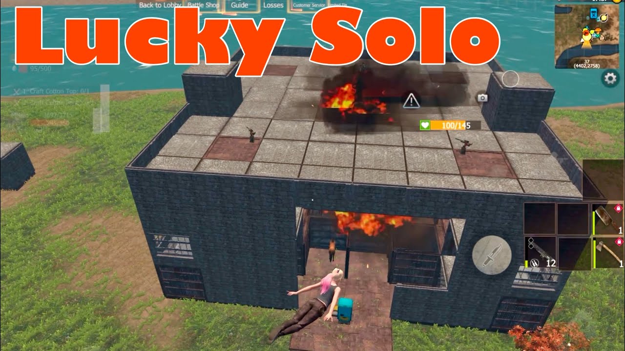 They Raided This Base But I Put Cabinet | Solo gameplay part 1 | Last Island Of Survival