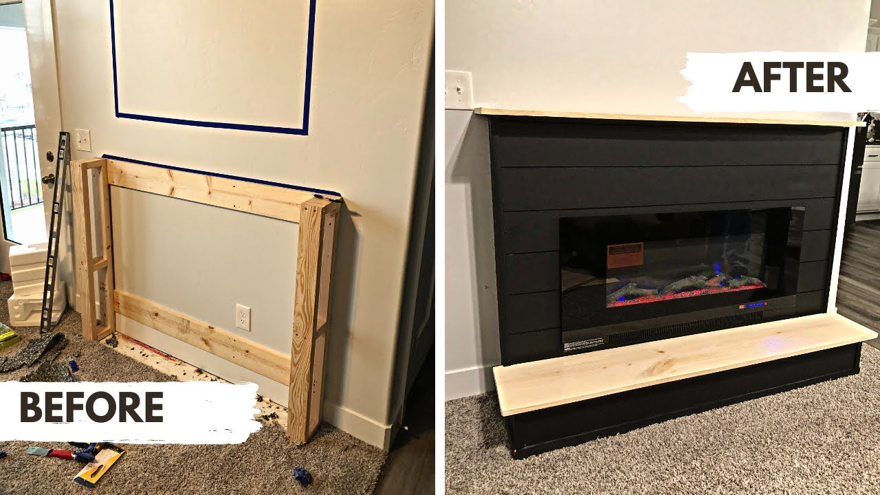 How To Build A Frame For An Electric Fireplace Insert?  