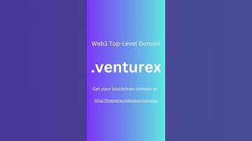 Get your Web3 blockchain profile domain on .venturex (https://freename.io/discover/venturex)