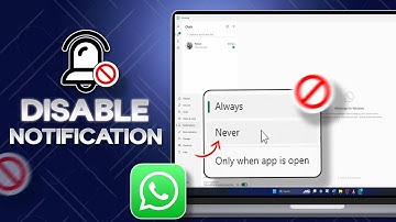 How to Disable WhatsApp Notifications on PC or Laptop | Turn Off WhatsApp Web Alerts