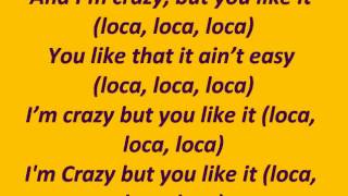 Shakira-Loca (English Version) [Lyrics] chords