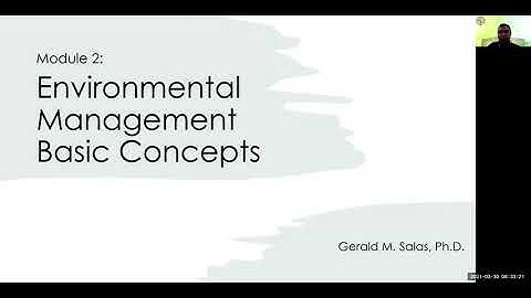 Module 2: Environmental Management Basic Concepts