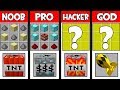 Minecraft - NOOB vs PRO vs HACKER vs GOD : SUPER TNT in Minecraft ! AVM SHORTS Animation