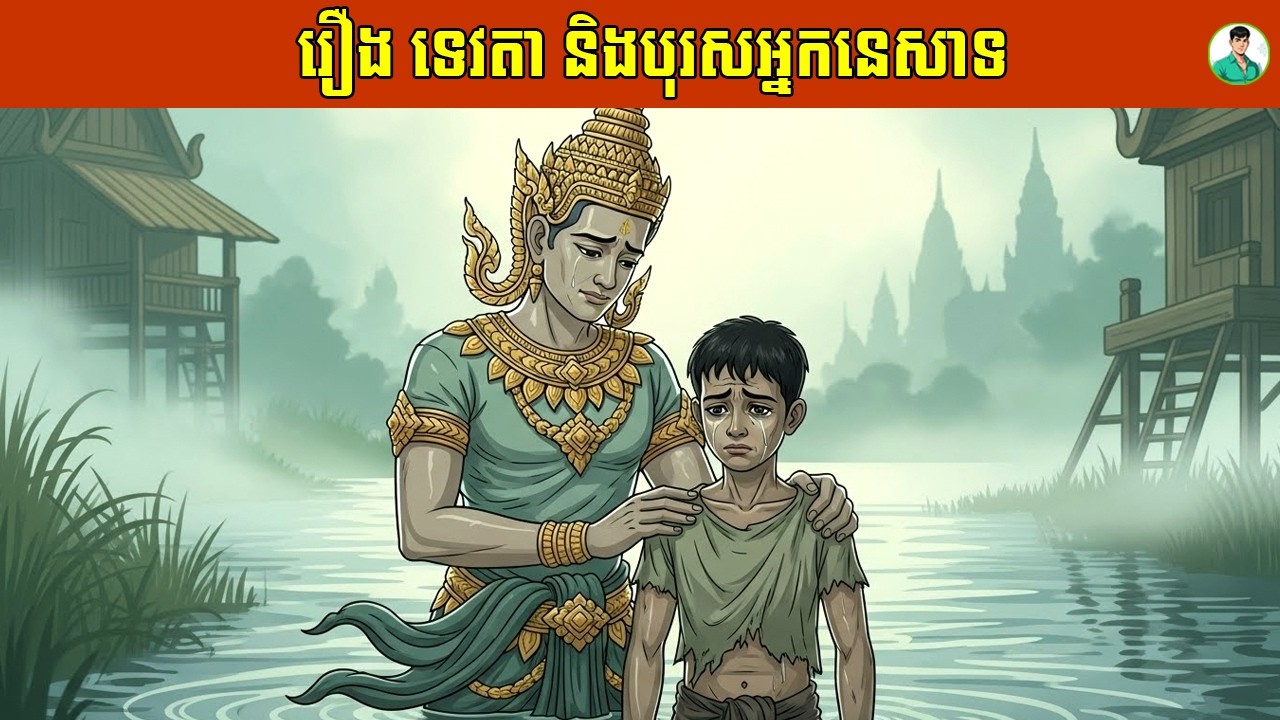 Ep12 | រឿងទេវតារក្សាសមុទ្រនិងអ្នកនេសាទចិត្តធម៍ | Pisey Fairy tale Podcast