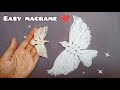 Oiseau en macram facile tutoriel pour dbutants un seul type de nud en macram art mural macram