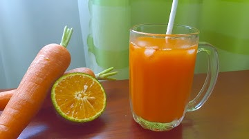 Nước Ép Cam Cà Rốt đẹp da và tăng sức đề kháng II Mộc An Food