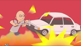 Classic Caillou Destroys The Cars On His Street/Grounded