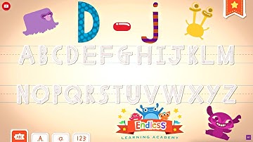 Endless Learning Academy | Meet Uppercase Letter D - J | Alphabet Puzzle | Fun Alphabet Learning #28